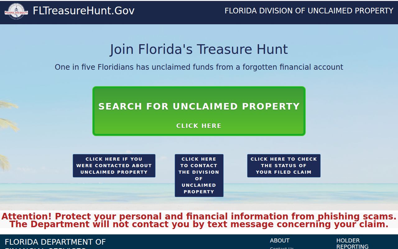 Lee County resident lookup Florida unclaimed property search