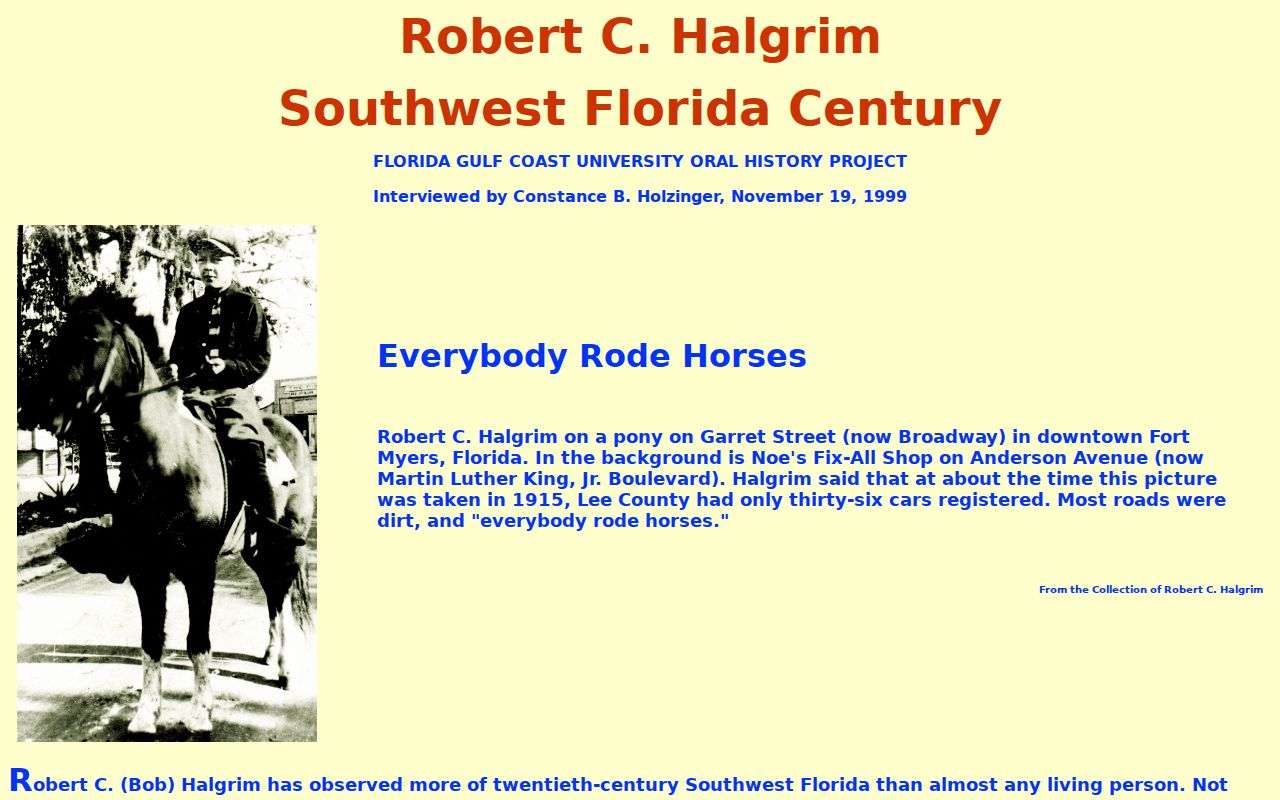 Lee County street directory source for old Fort Myers street names